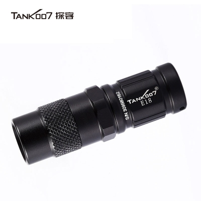 tank007探客便攜防狼超亮迷你照玉手電戶外徒步露營E18小手電筒